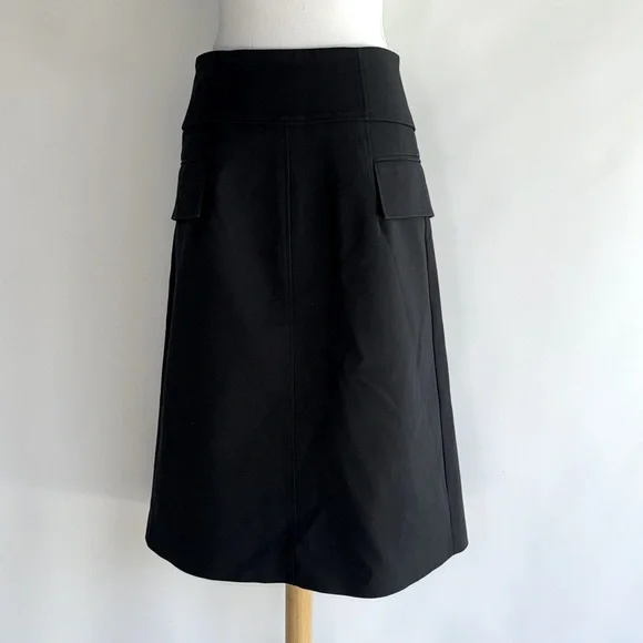 Tibi Snap Front A-Line Cargo Skirt - sz 8
